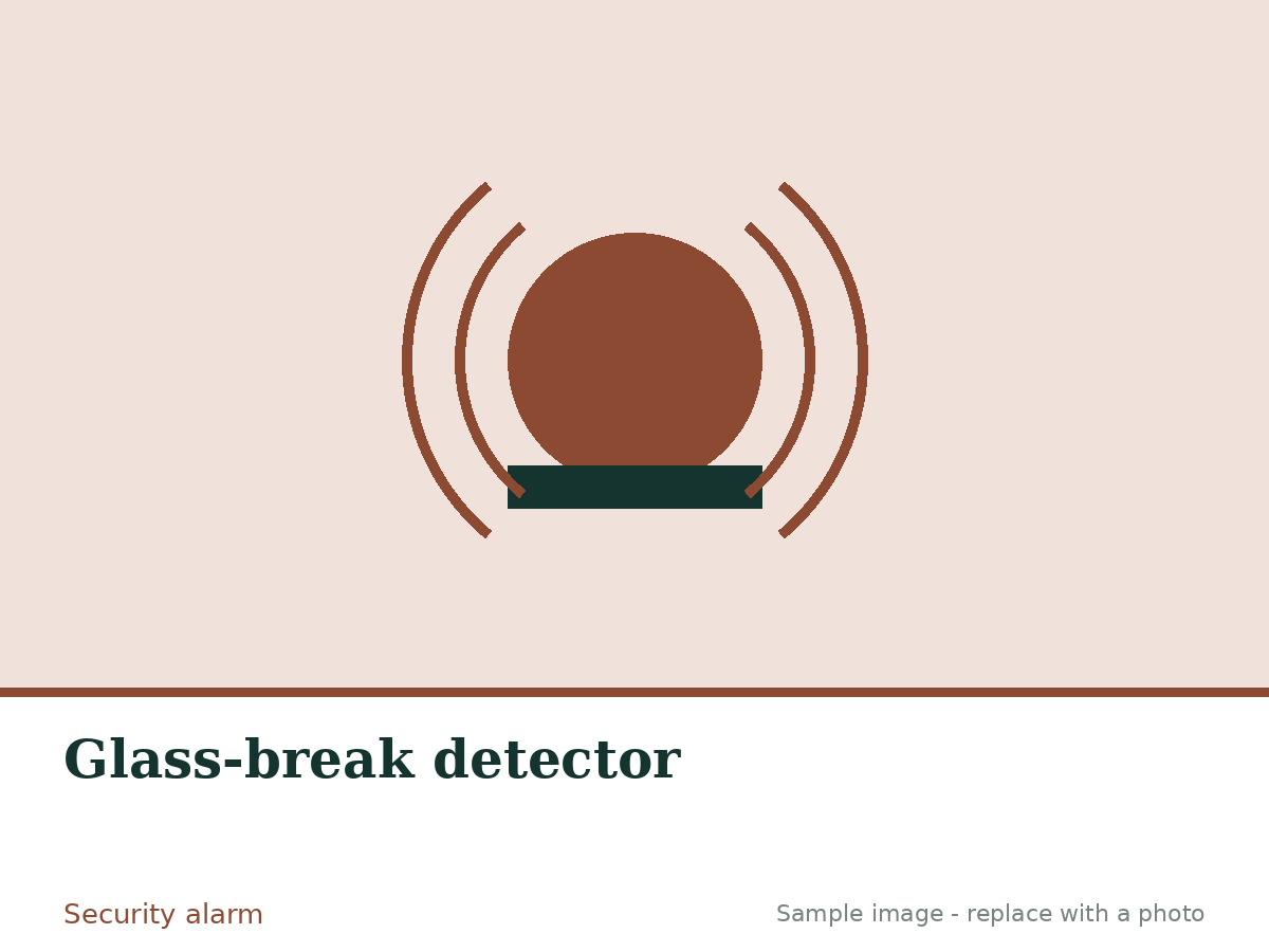 Read more about the article Glass-break detector