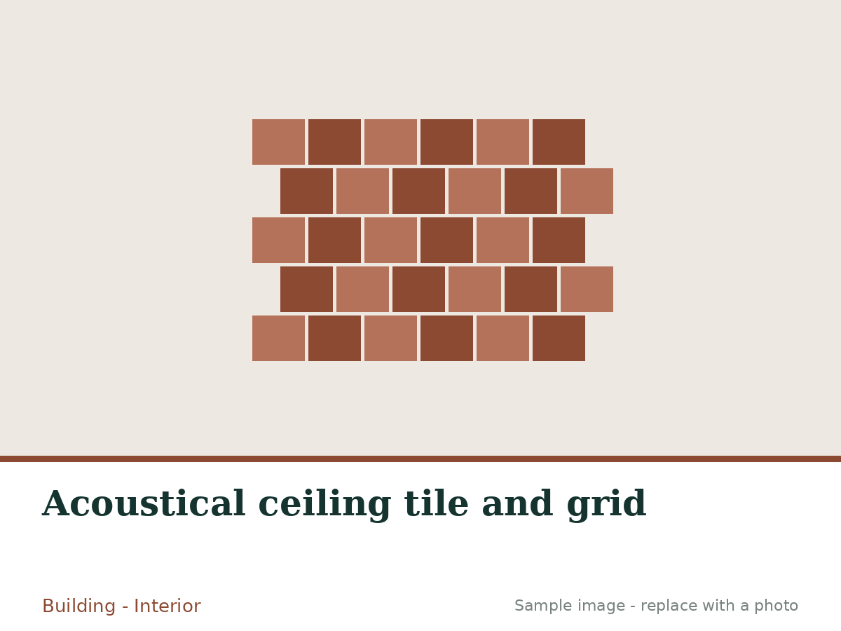 Read more about the article Acoustical ceiling tile and grid