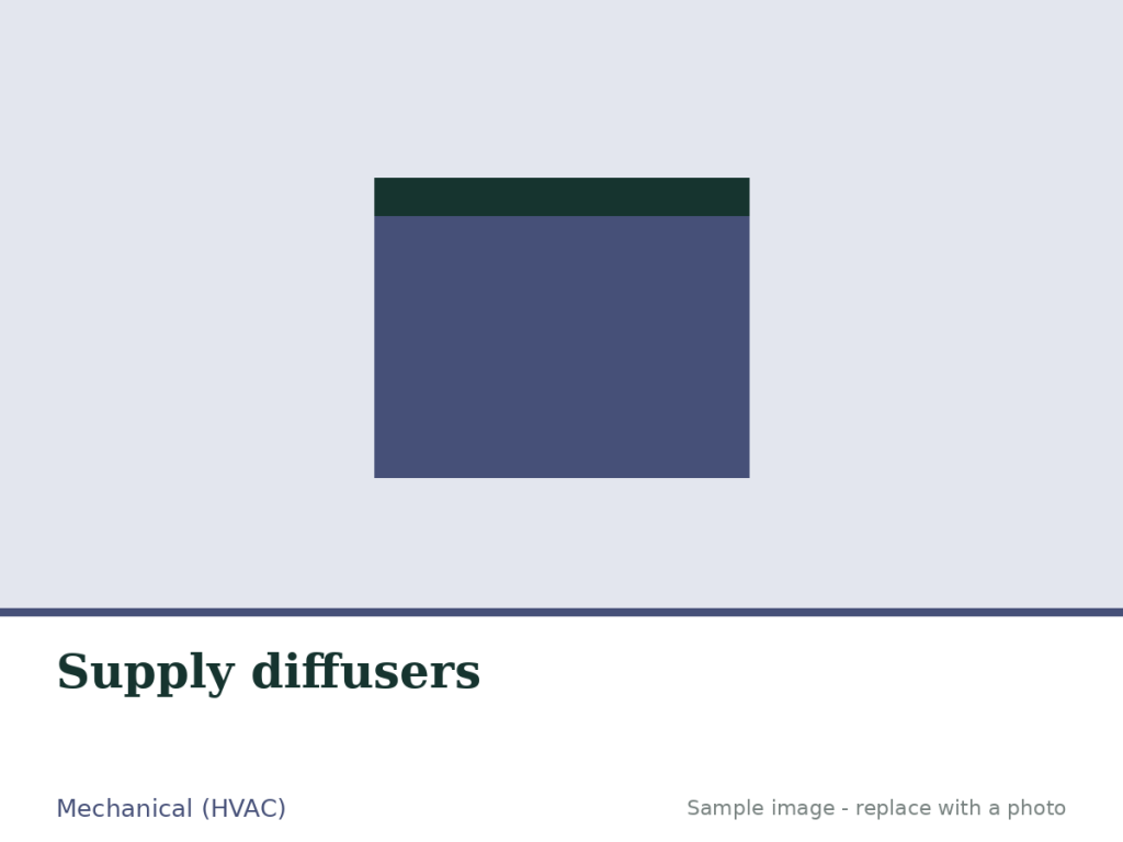 Supply diffusers