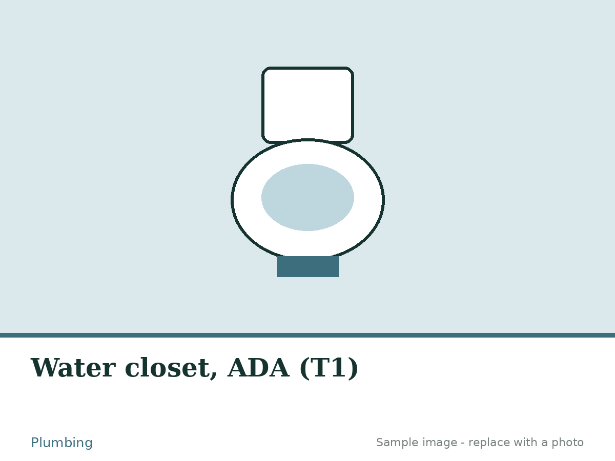 Read more about the article Water closet, ADA (T1)
