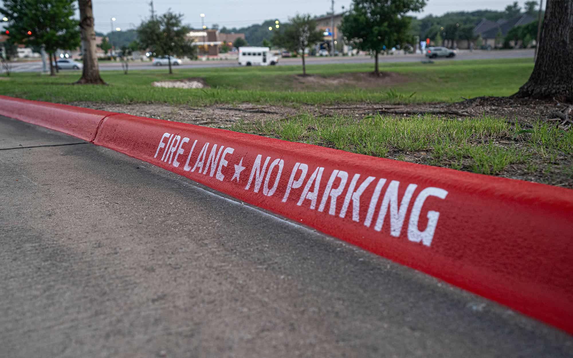 Read more about the article Fire-lane sign and striping