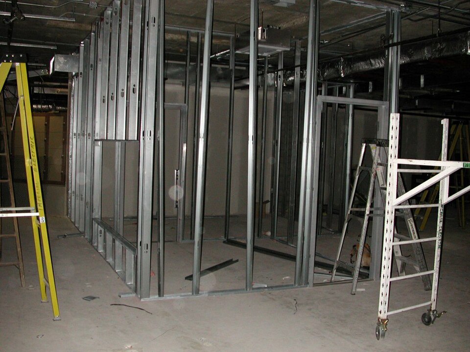 Metal stud framing