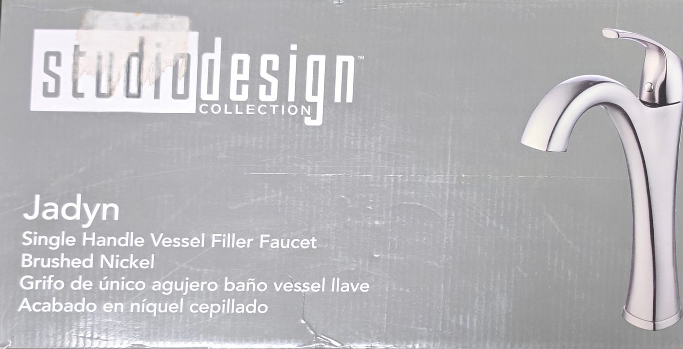 Read more about the article Jadyn single-handle vessel faucet, brushed nickel